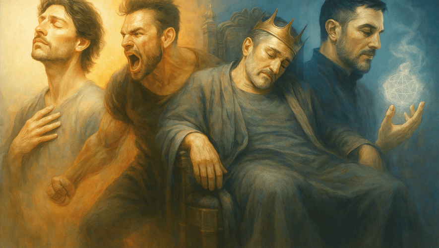 Dein König pennt und der Krieger tobt?